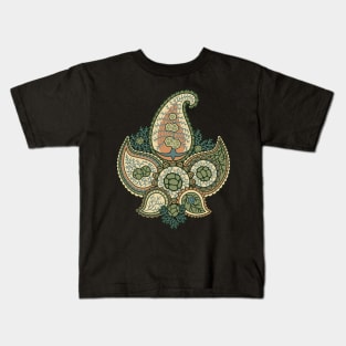 Cypress Paisley Icon Kids T-Shirt